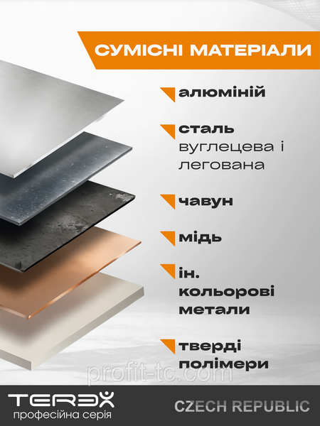 Свердло кобальтове для металу TEREX ULTRA HSS-CO 10x130x86 мм, свердло для обробки металу зі швидкорізальної сталі 2861585987 фото