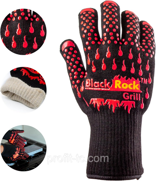 Рукавички Black Rock&nbsp;Grill 800&deg;C &mdash; для гриля, мангала, на кухні та барбекю (EN407, 2 шт.) 2888454072 фото